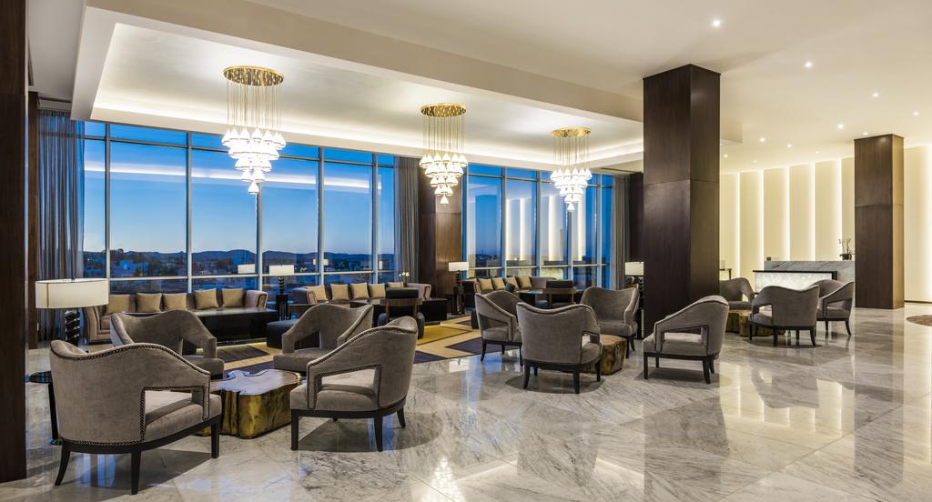 Hotel Furniture Lobby Lounge Chair and desk